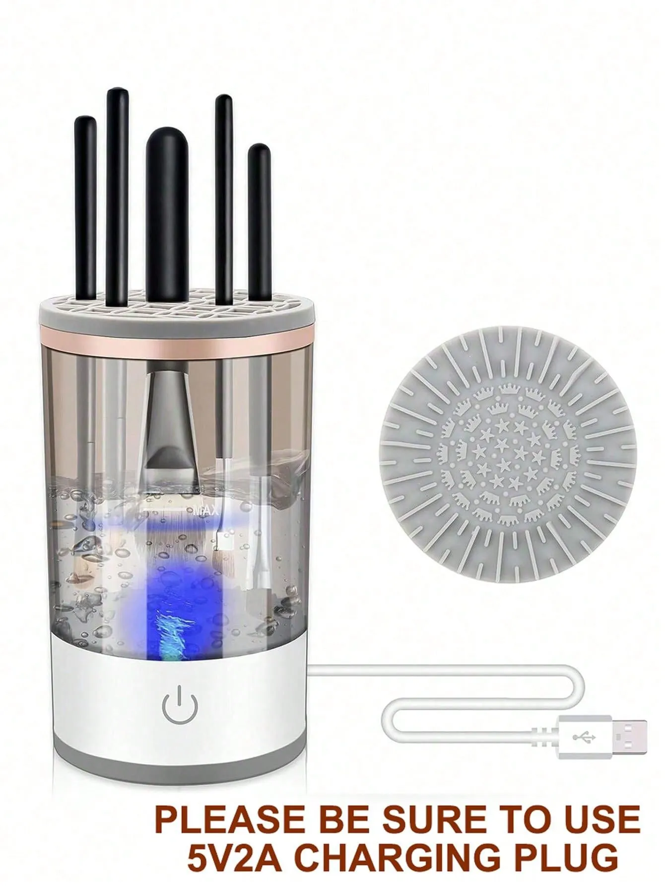 Electric Makeup Brush Cleaner Machine, USB Make up Brush Cleaner