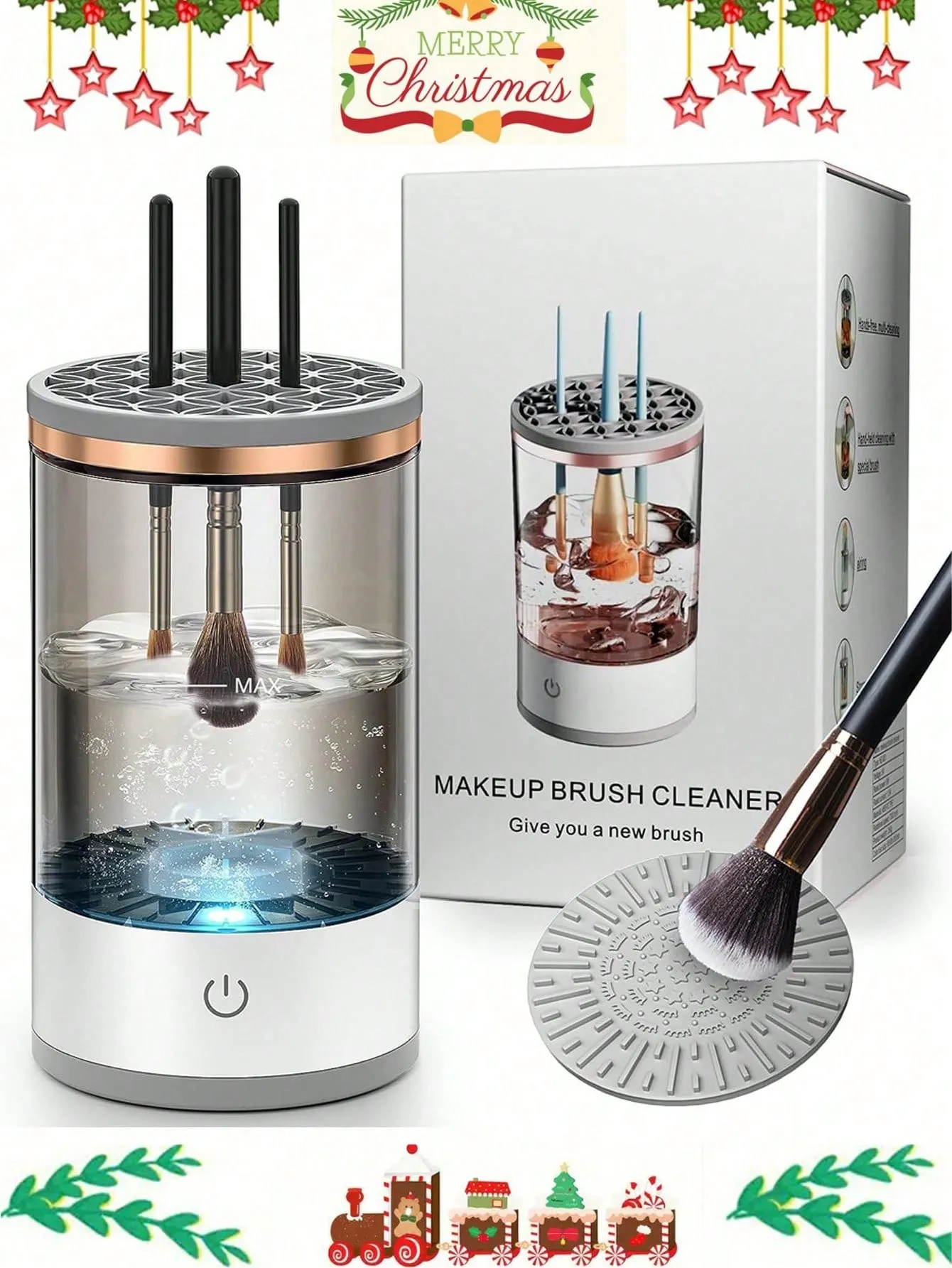 Electric Makeup Brush Cleaner Machine, USB Make up Brush Cleaner