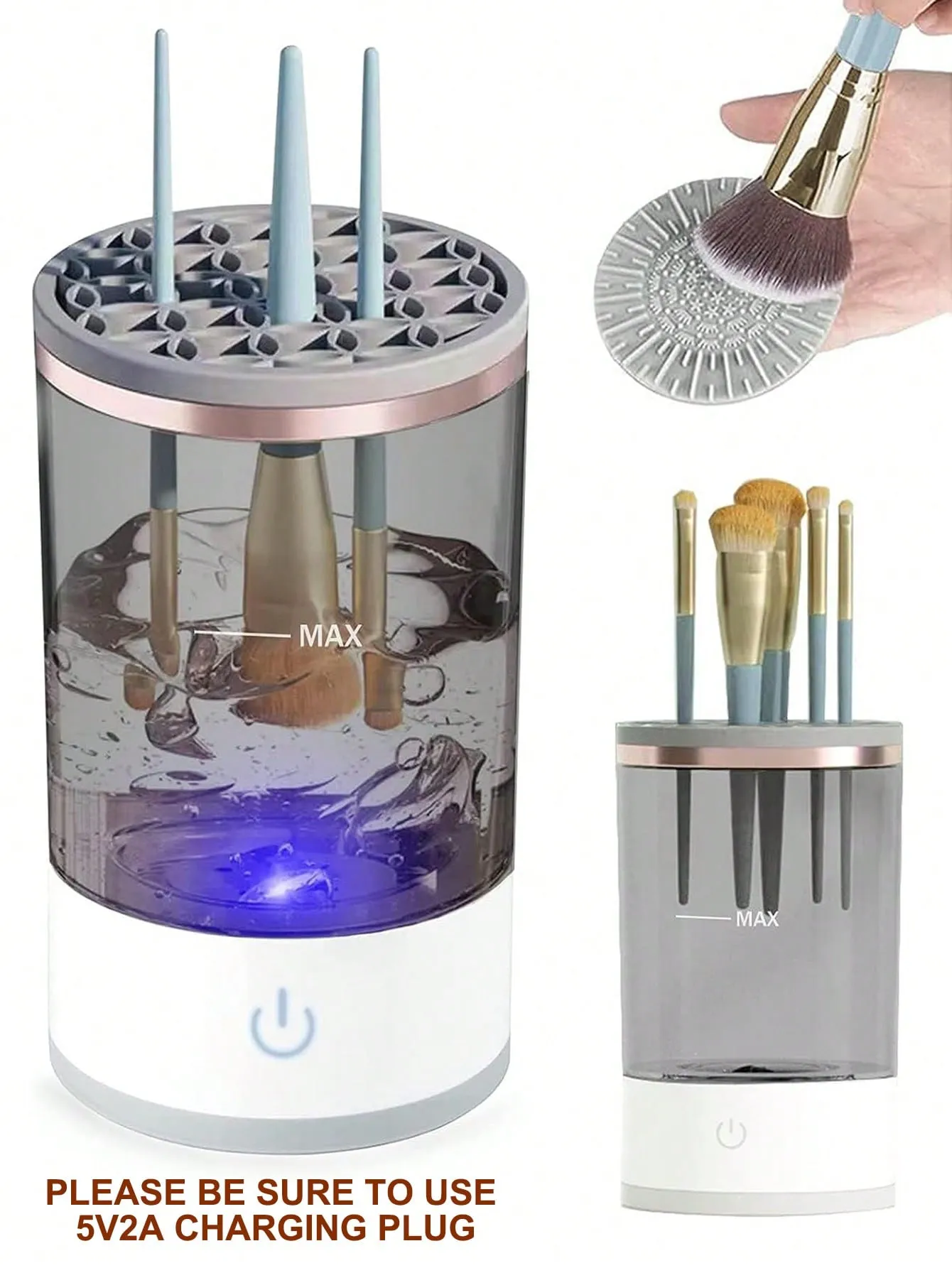 Electric Makeup Brush Cleaner Machine, USB Make up Brush Cleaner