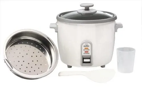 Electronic Rice Cooker And Warmer 1.8 Litre  White