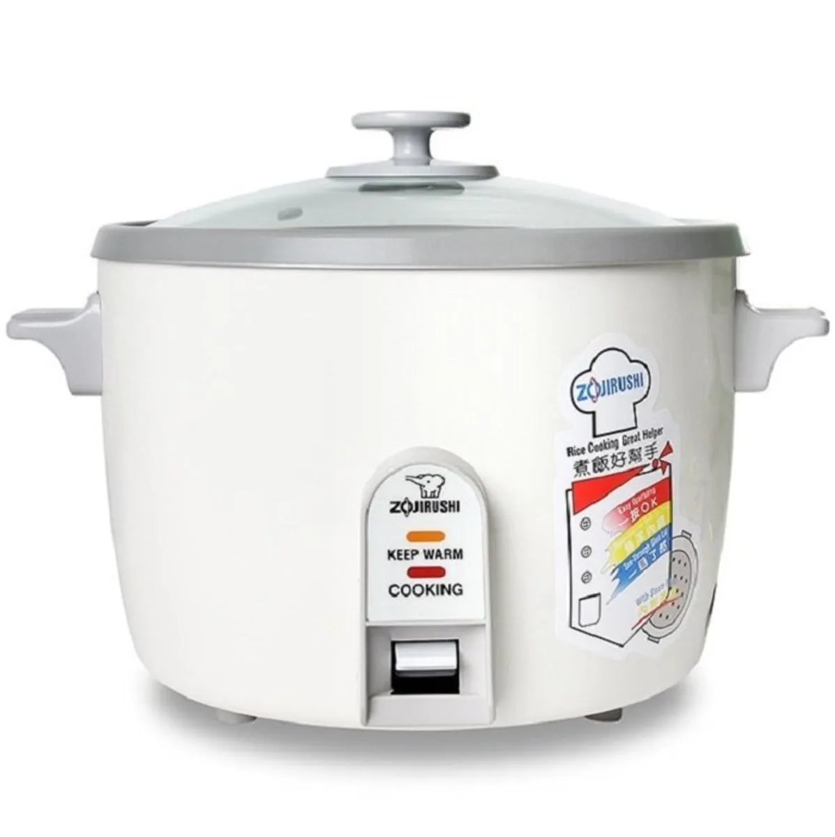 Electronic Rice Cooker And Warmer 1.8 Litre  White