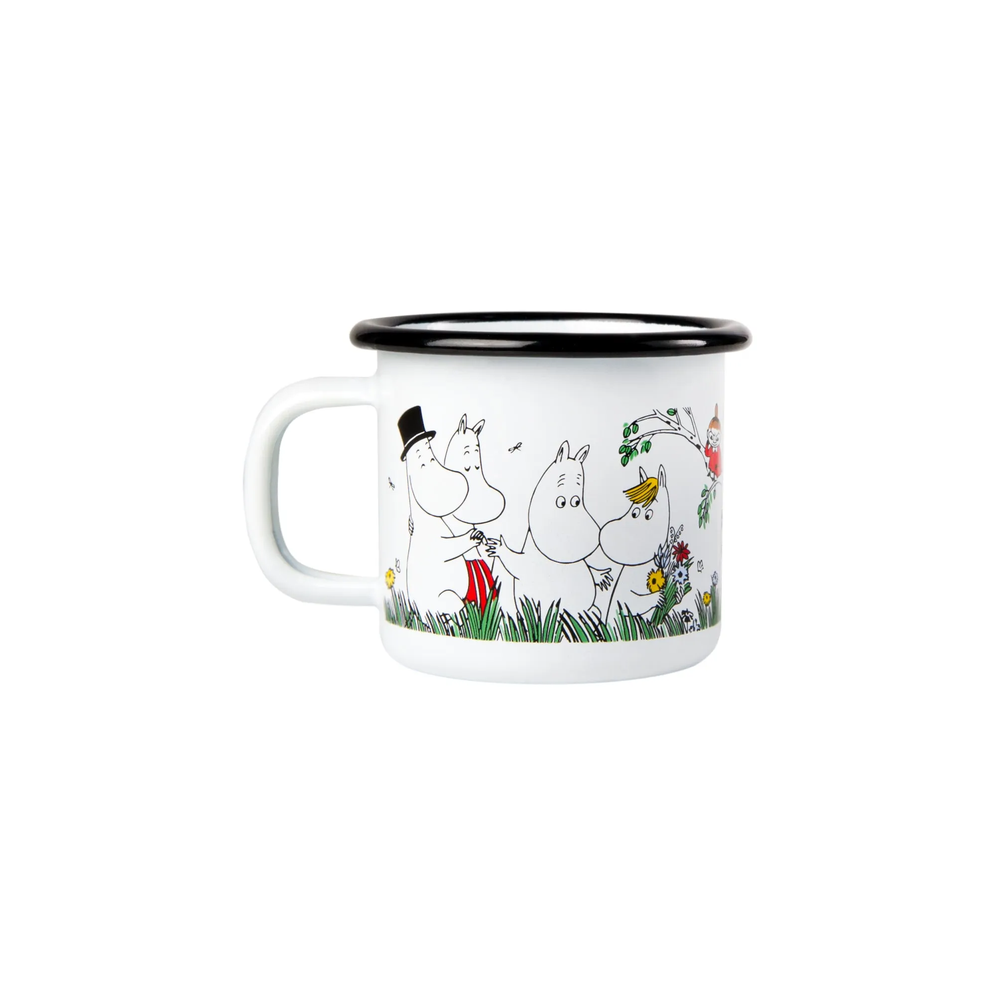 Enamel Mug - Happy Family (1.5dl)