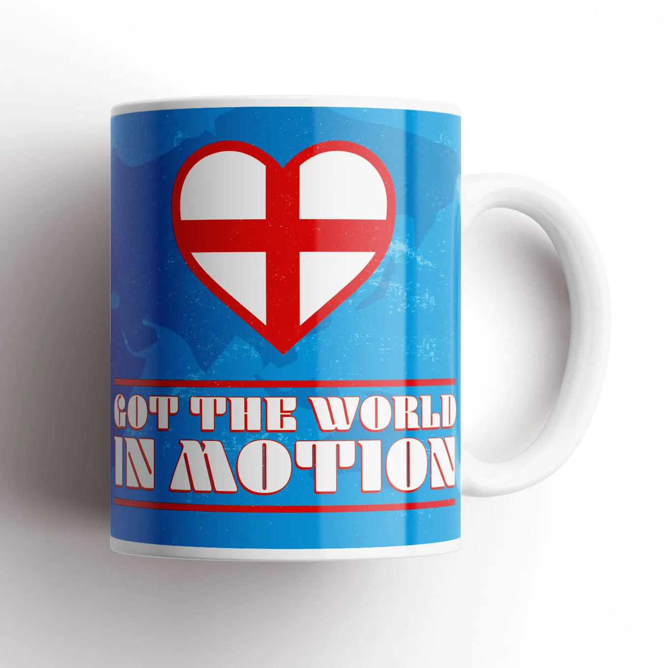 England World In Motion Mug