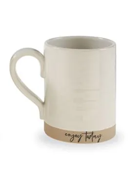 Enjoy Today Stoneware Mug by Mud Pie