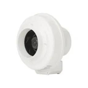 Fantech FR160 6" Inline Centrifugal Fan - Resin Housing