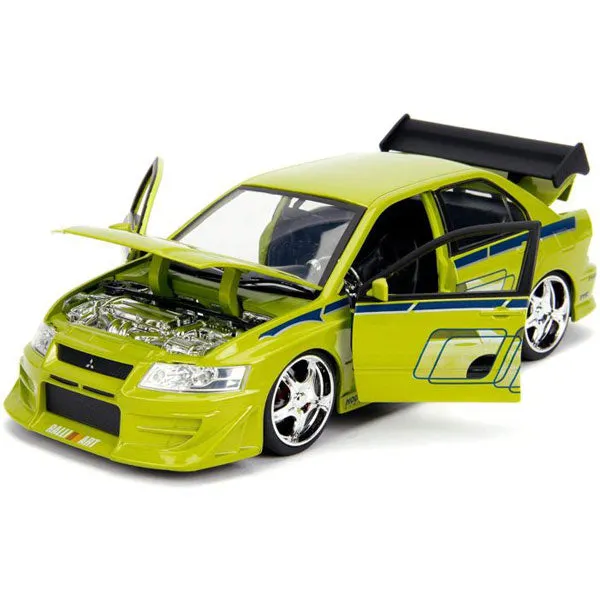 Fast & Furious - Brians 2002 Mitsubishi Lancer Evolution VII 1:24 Scale Hollywood Ride