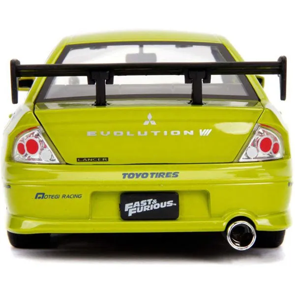 Fast & Furious - Brians 2002 Mitsubishi Lancer Evolution VII 1:24 Scale Hollywood Ride