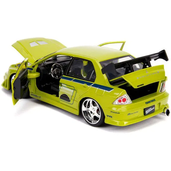 Fast & Furious - Brians 2002 Mitsubishi Lancer Evolution VII 1:24 Scale Hollywood Ride