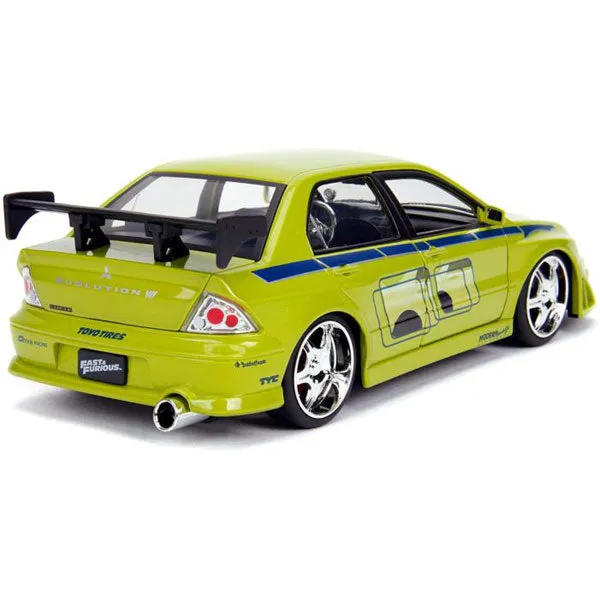 Fast & Furious - Brians 2002 Mitsubishi Lancer Evolution VII 1:24 Scale Hollywood Ride