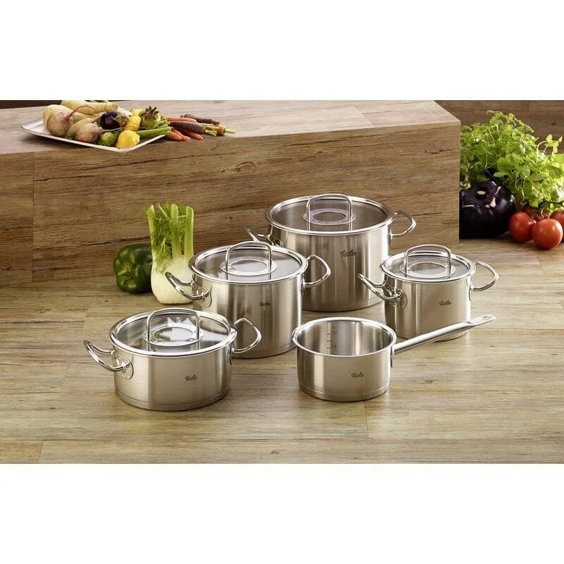 FISSLER ORIGINAL PRO 9PC COOKWARE SET W/ STEEL LID - 084-123-25-000/0