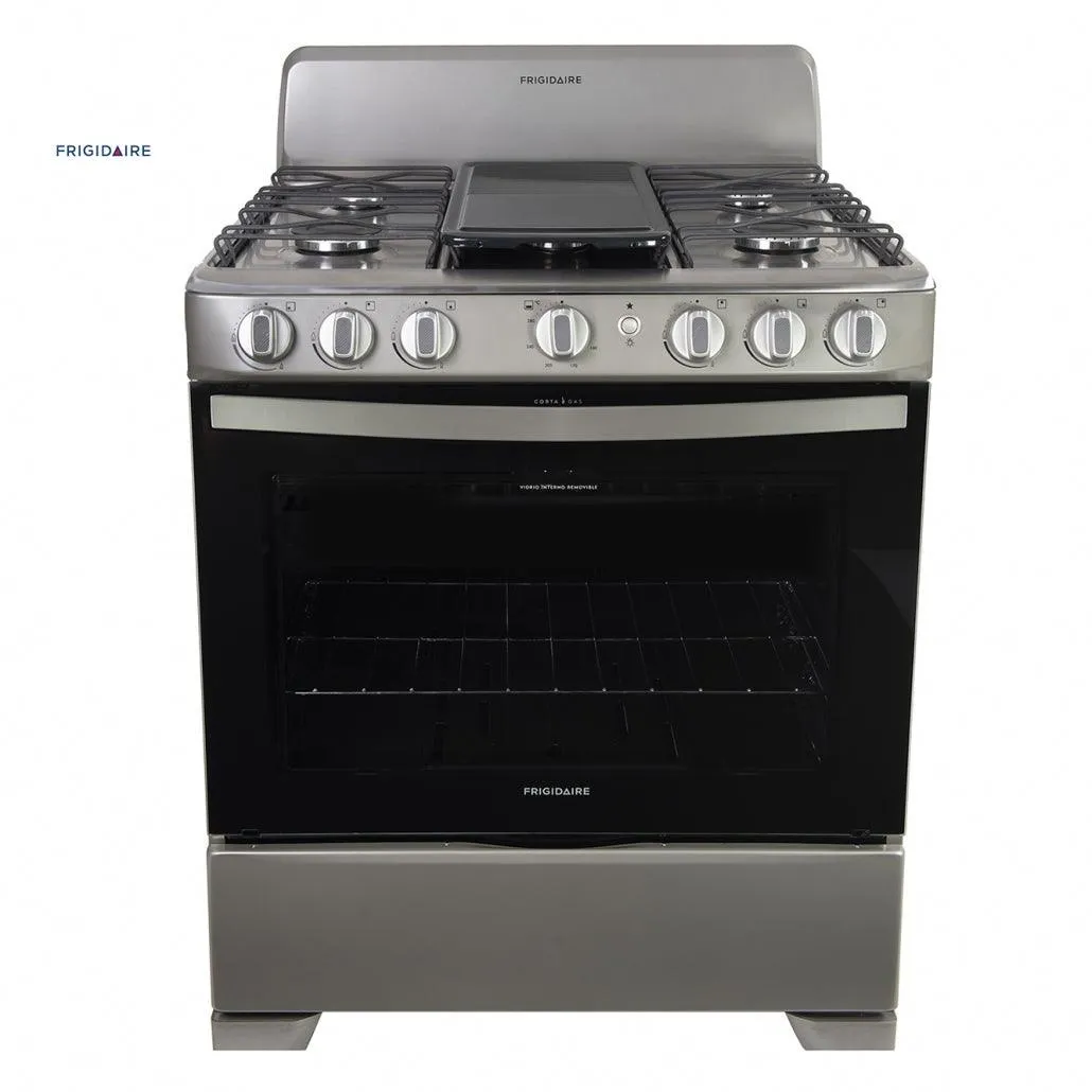 Frigidaire Gas Range 30" 6 Burners in Silver