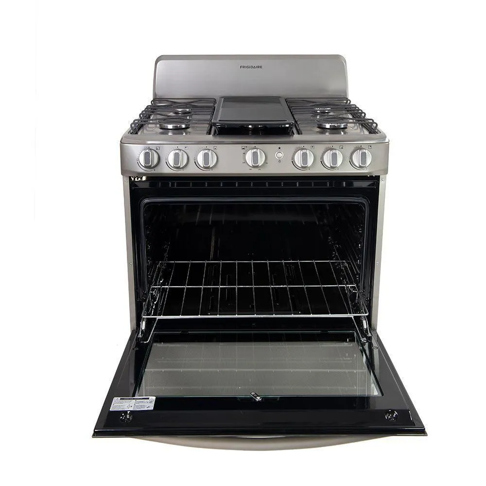 Frigidaire Gas Range 30" 6 Burners in Silver