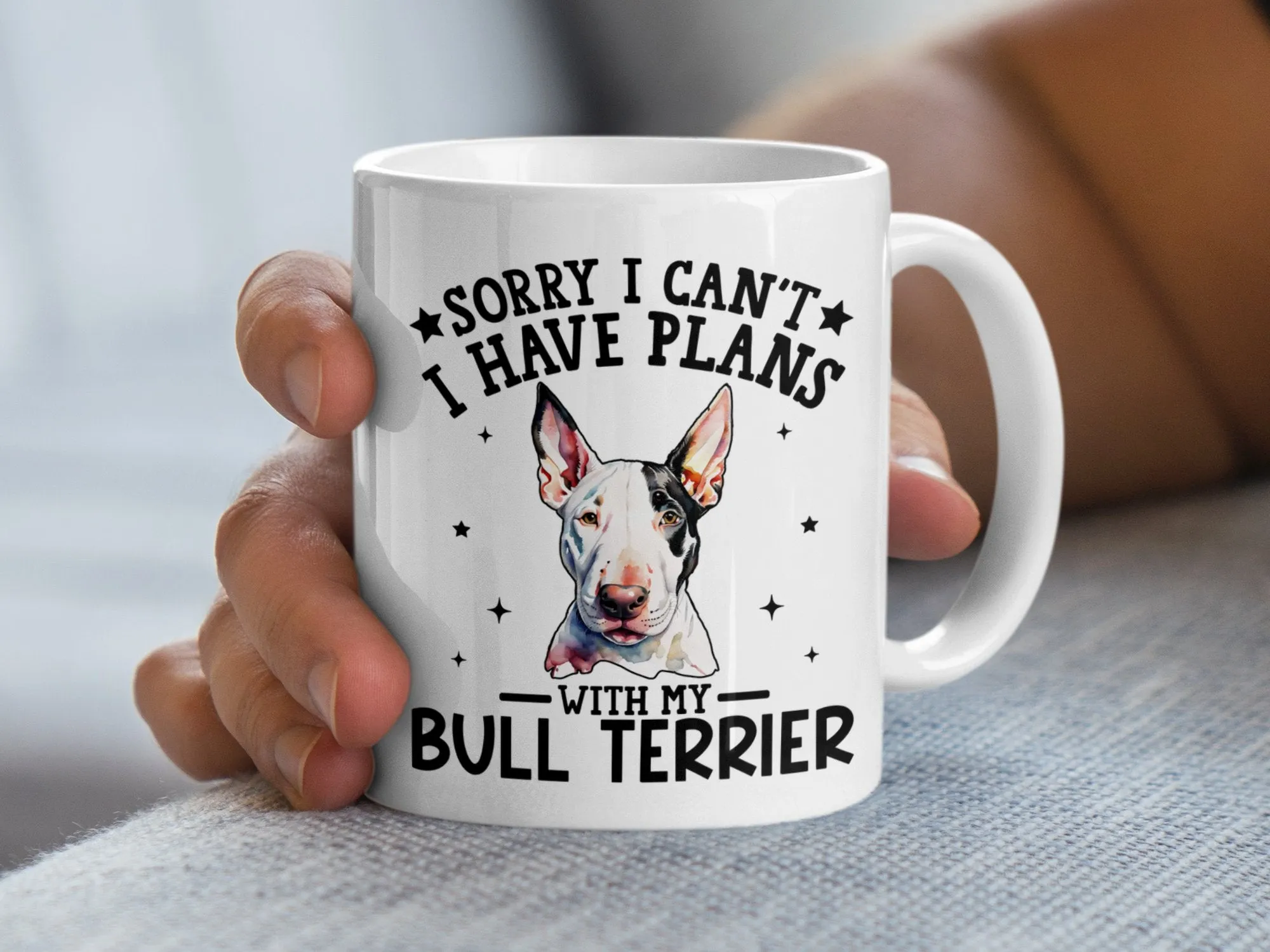 Funny Dog Themed Bull Terrier Coffee Mug