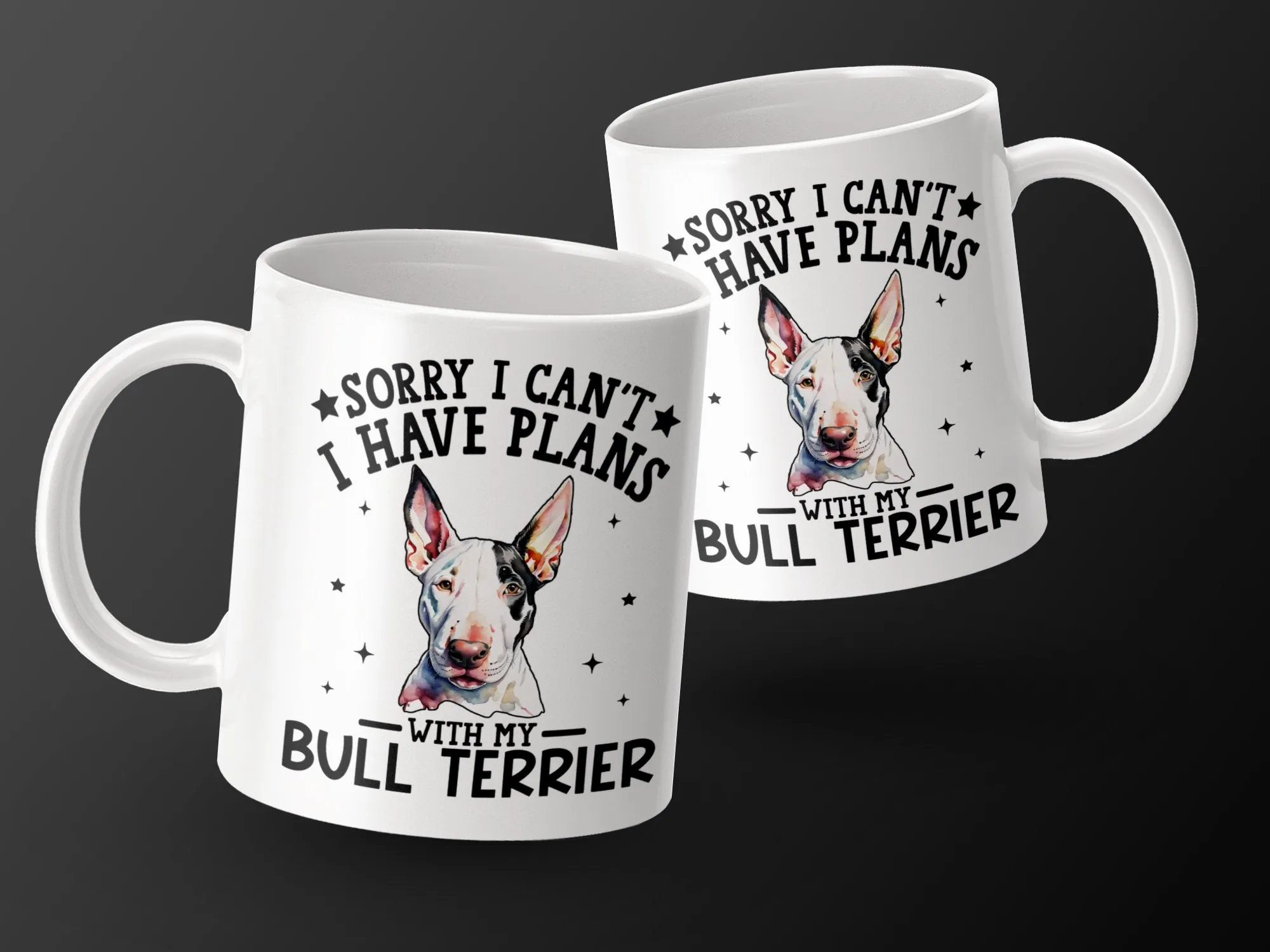 Funny Dog Themed Bull Terrier Coffee Mug