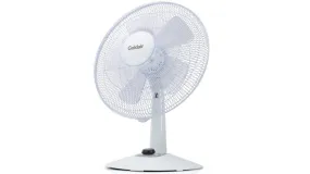 Goldair 30cm Whisper Quiet Desk Fan / White