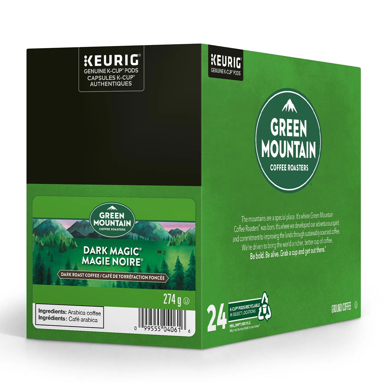 Green Mountain Coffee Dark Magic XB K-Cup Pods 24 Pack