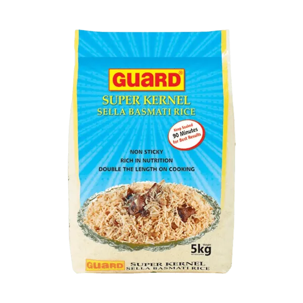 GUARD SUPER KERNEL SELLA BASMATI RICE 5KG