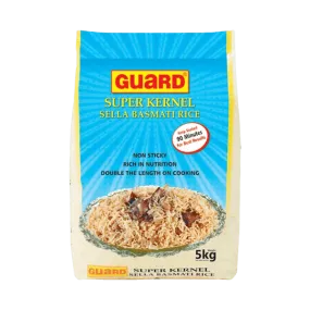 GUARD SUPER KERNEL SELLA BASMATI RICE 5KG