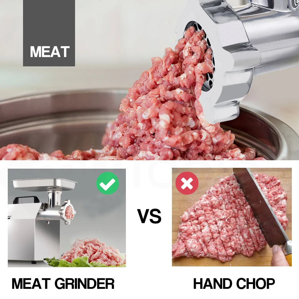 Heavy-Duty Electric Meat Grinder, 150kg/h Output, EuroChef