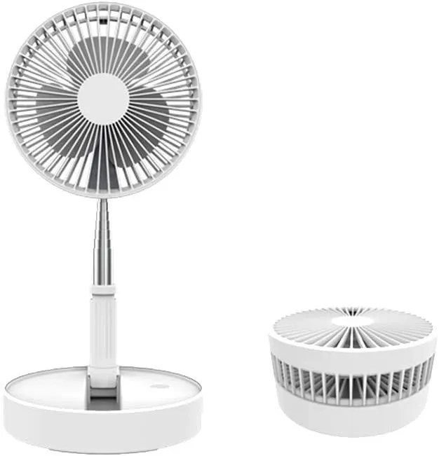 Heller Folding Cordless Desk Pedestal Fan HPCF45