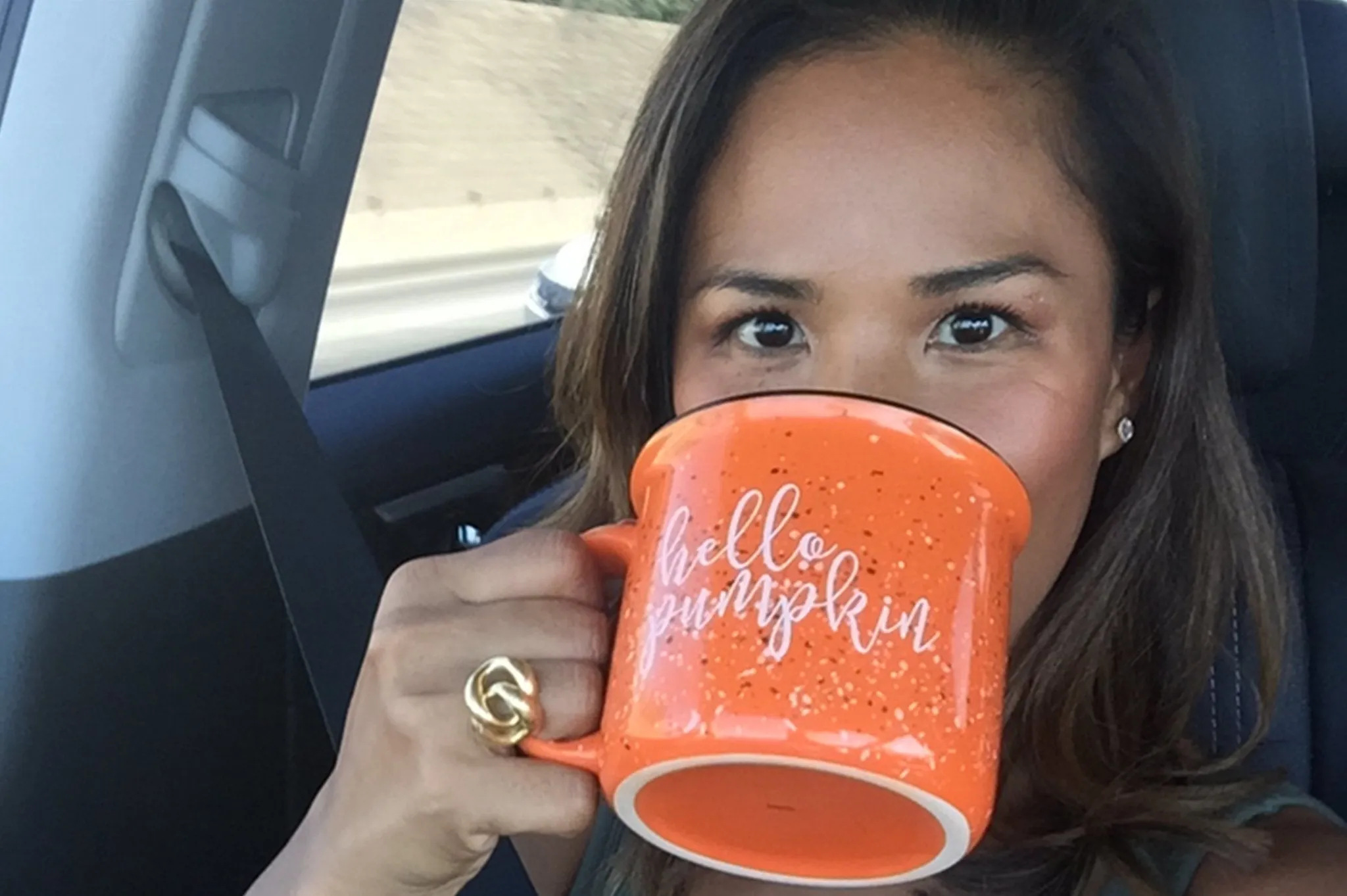 Hello Pumpkin Campfire Coffee Mug