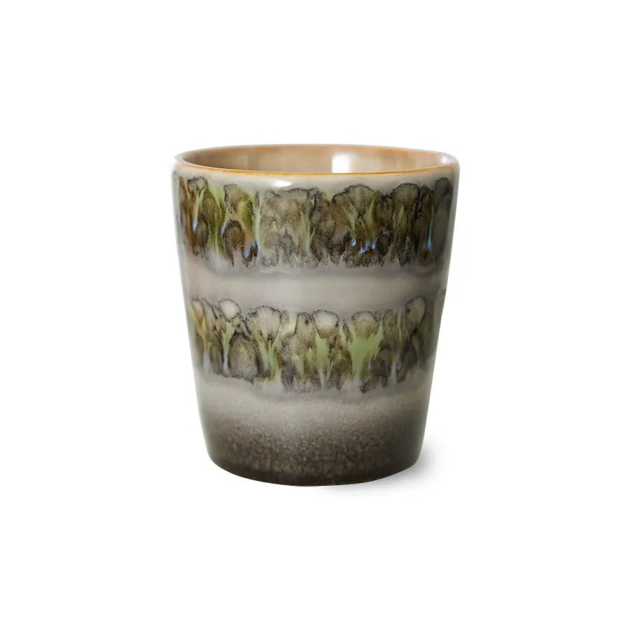 HKliving 70's Ceramics Fern Coffee Mug