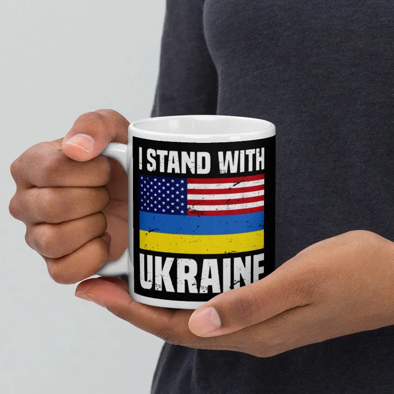 I Stand with ukraine ,Support Ukraine, urkaine coffee mug  I Stand With Ukraine, Free Ukraine Mug