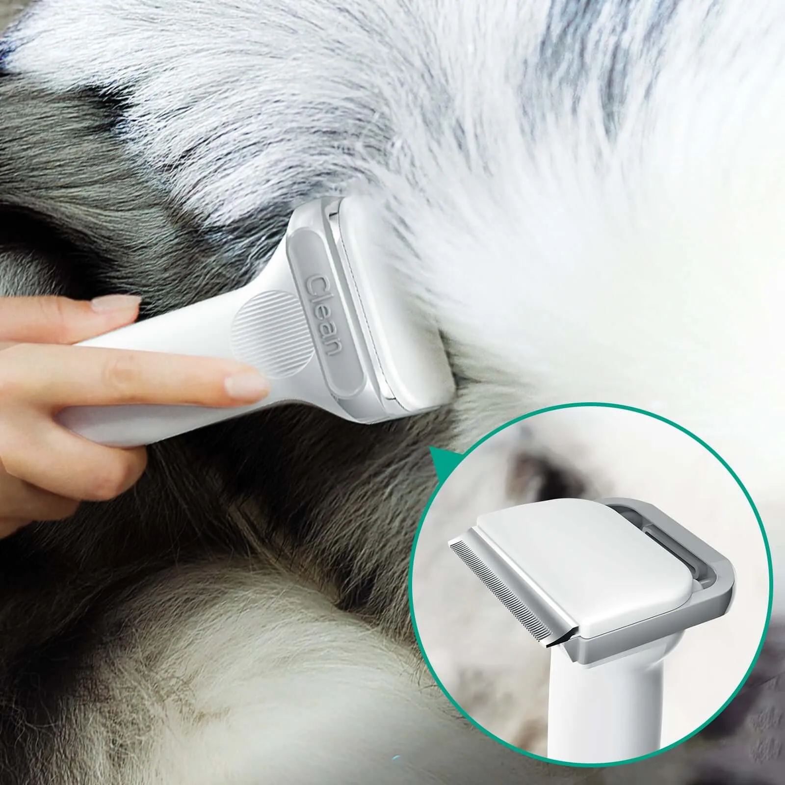 INSE P20 Pro Dog Grooming Kit Pet Hair Clipper Vacuum for Dog Cat