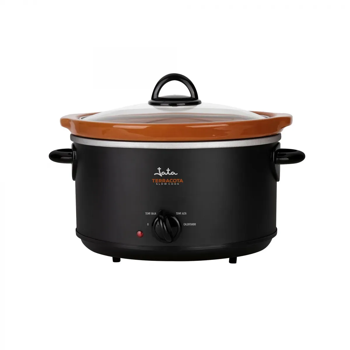 Jata Slow Cooker 3.5L Oval Ceramic Teracotta 180W Oval Ceramic Bowl Jeol2135