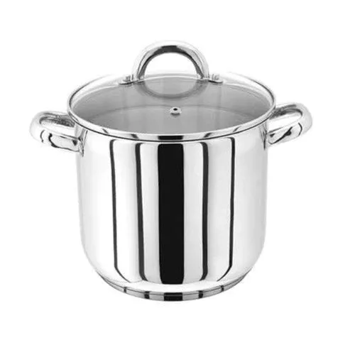 Judge Stockpot with Glass Lid 26cm 10 Litre JP83