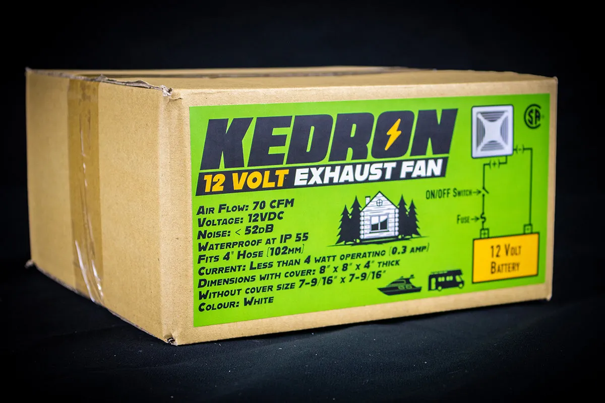 Kedron 12v DC Exhaust Fan *NEW*