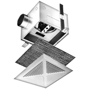 Kitchen Exhaust Fan QK-100 XL Series - 130 CFM, 4.5 Sones, 0.10 S.P | CSA® & HVI® Certified