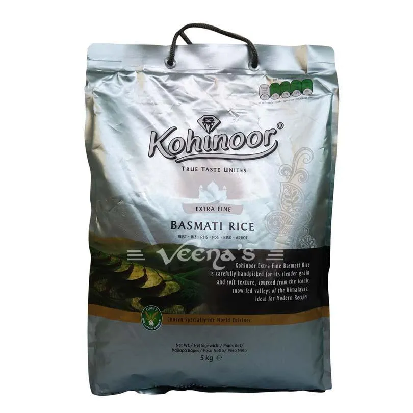 Kohinoor Extra Fine Basmati Rice(Silver)