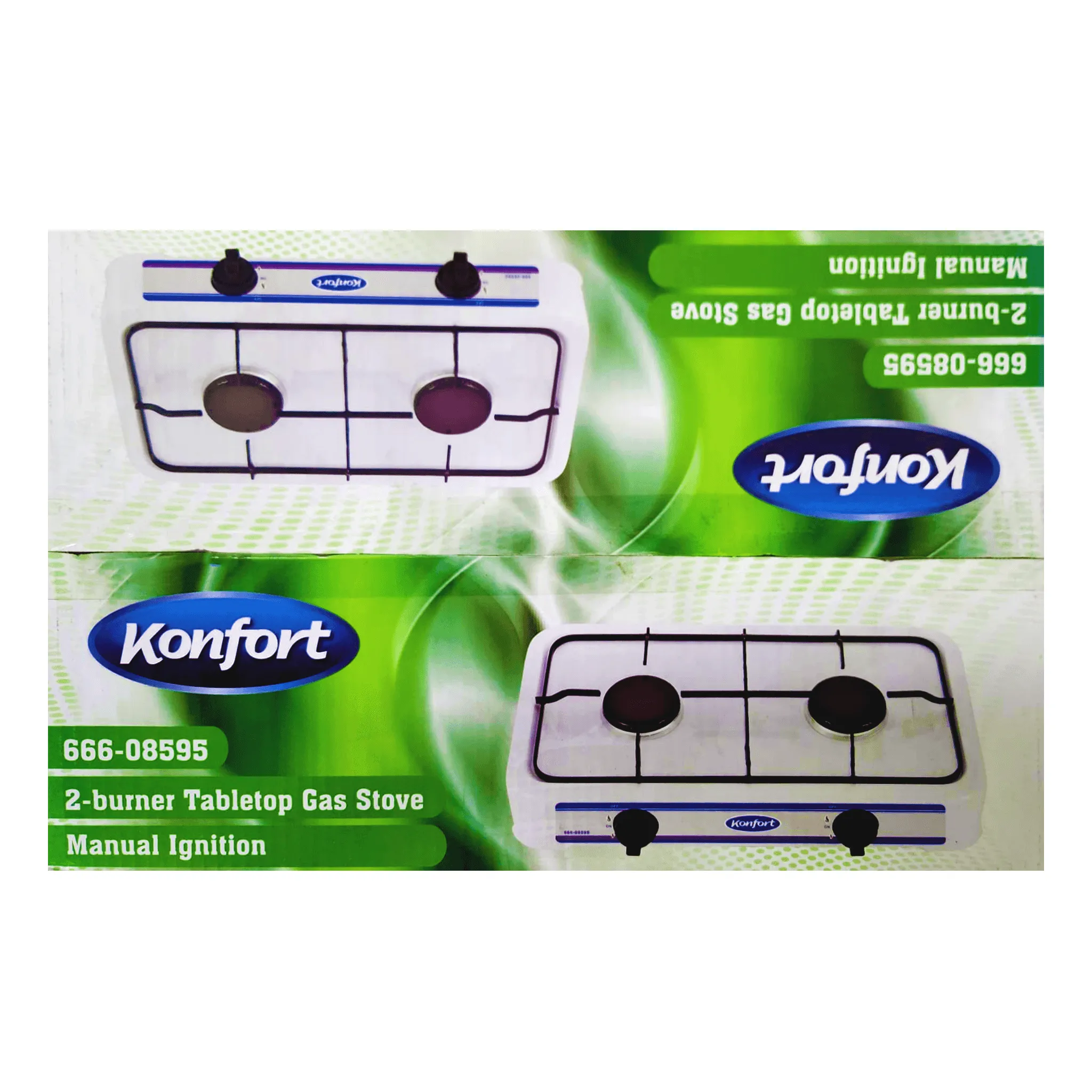 Konfort 2 Burner Gas Stove