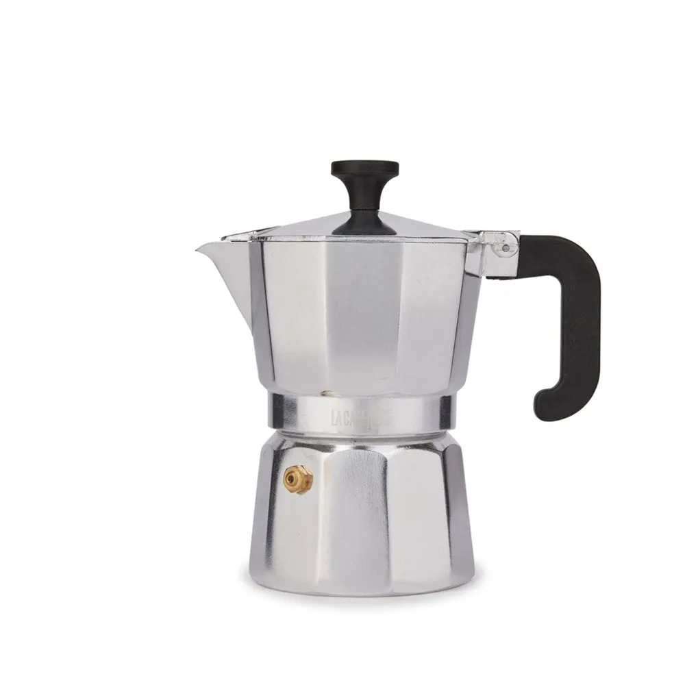 La Cafetiere Venice 3-Cup 150ml Espresso Maker Aluminum Coffee Pot (Silver)