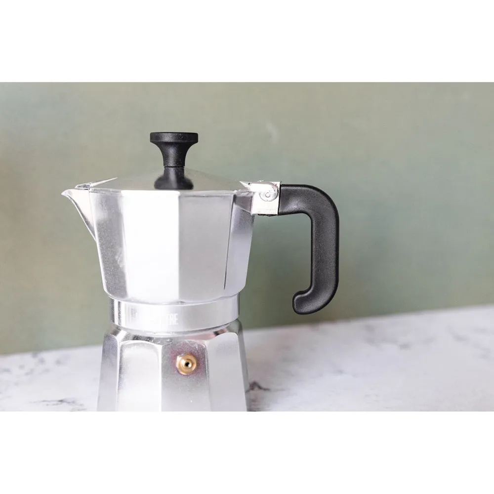 La Cafetiere Venice 3-Cup 150ml Espresso Maker Aluminum Coffee Pot (Silver)