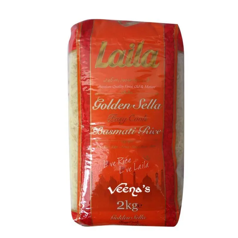 Laila Golden Sella Basmati Rice 2kg