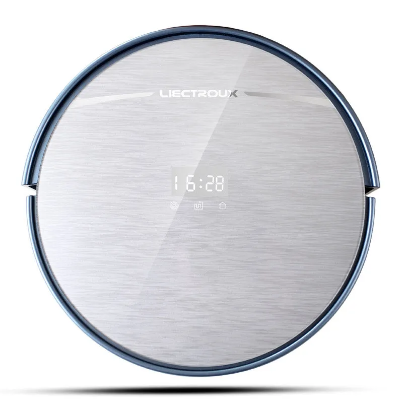 LIECTROUX X5S Robotic Vacuum Cleaner WIFI APP Control,Gyroscope Navigation,Intelligent Mapping Planned Wet and Dry Cleaning