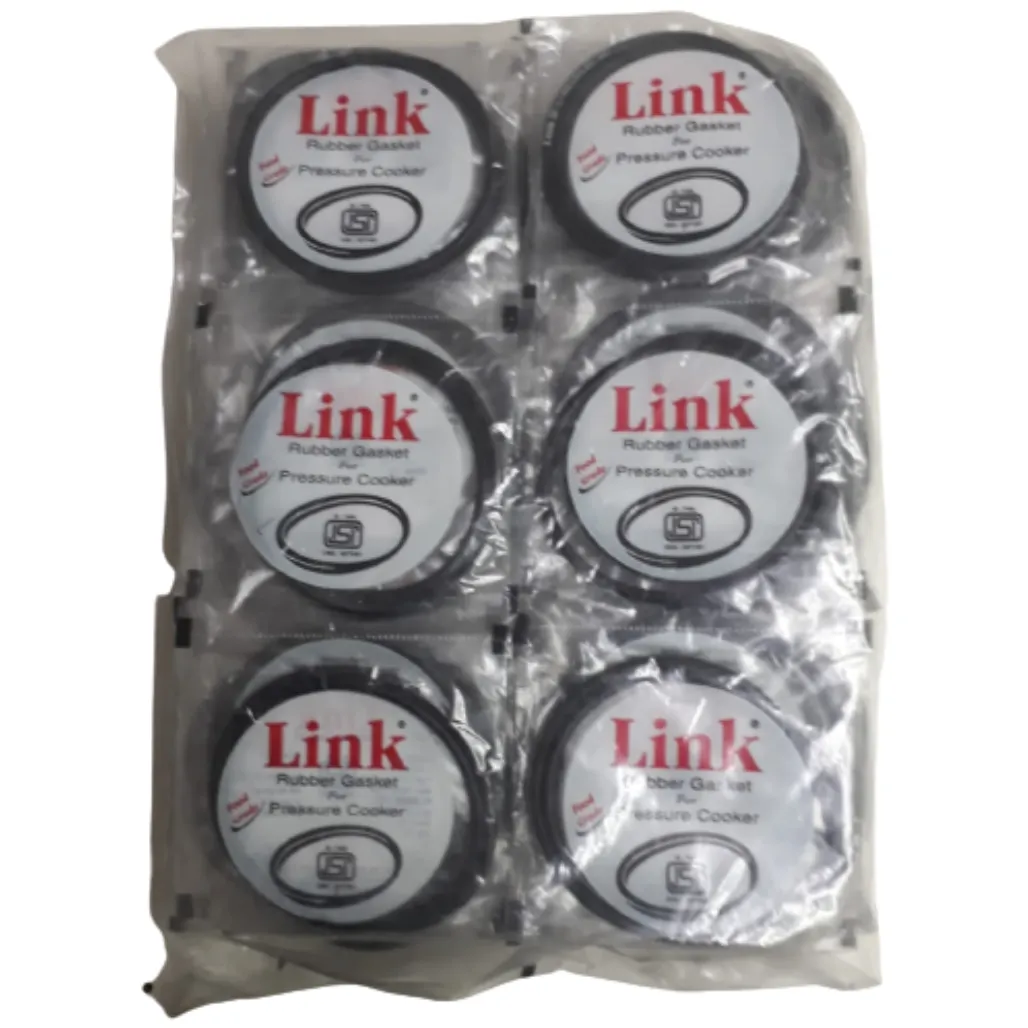 Link Sealing Ring Gasket for 1.5-Liter Pressure Cookers (100pcs), Black