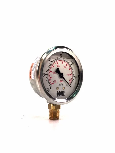 Liquid-Filled Dial Vacuum Gauge