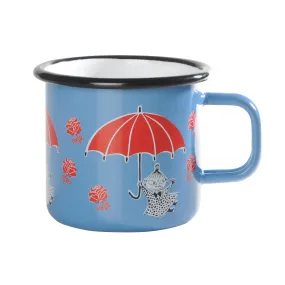 Little My enamel mug 3,7 dl blue