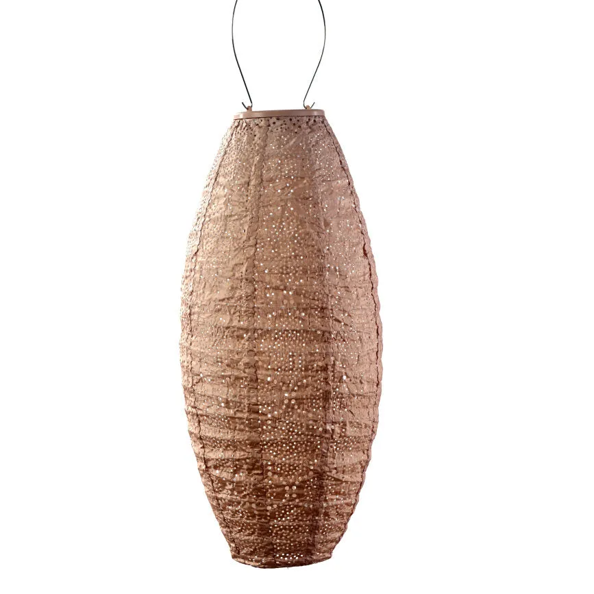 LUMIZ Outdoor Lantern Long Oval 20 - Papaya