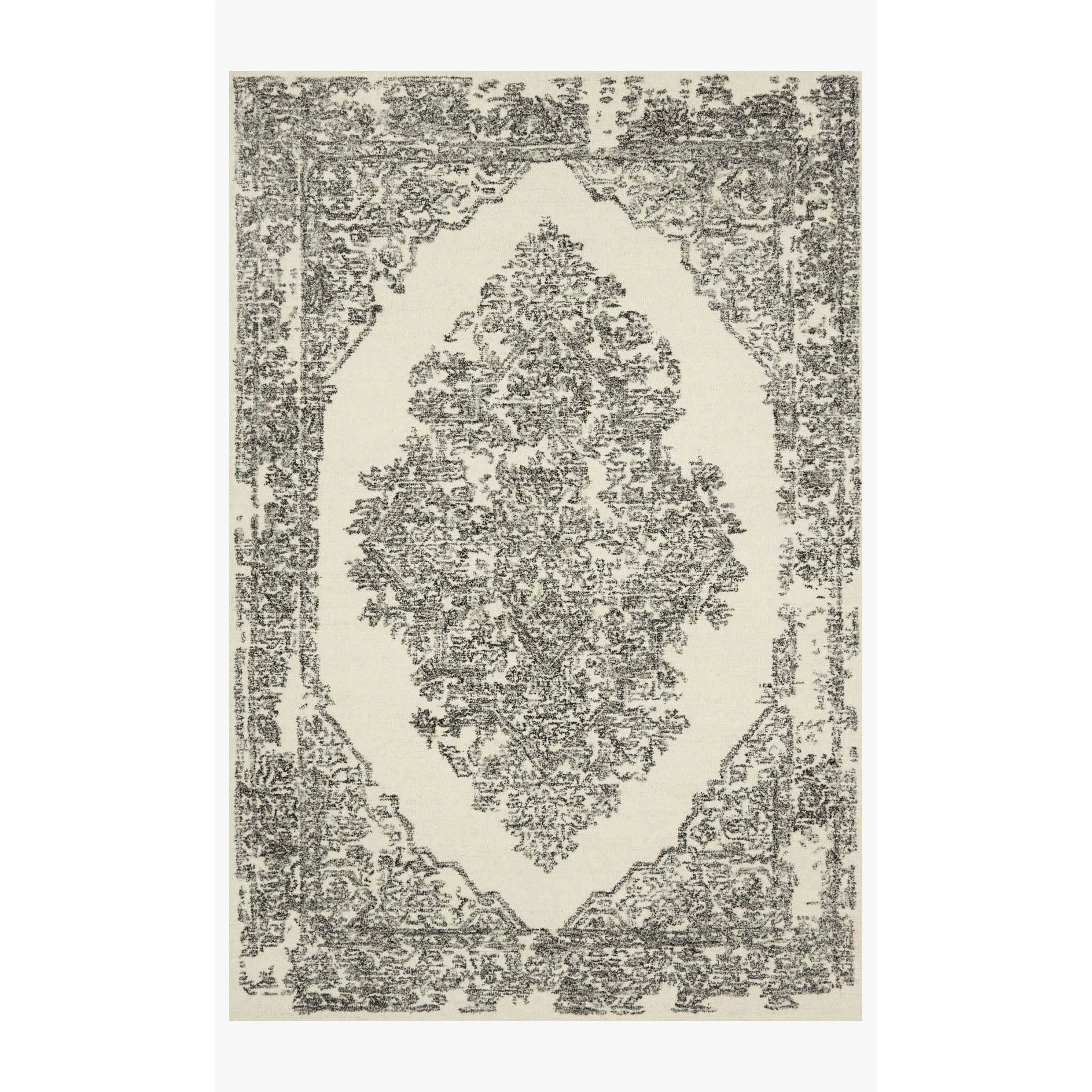 Magnolia Home Annie White/Black Rug