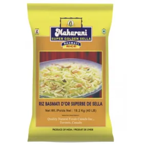 Maharani Golden Sella Basmati Rice 40lb