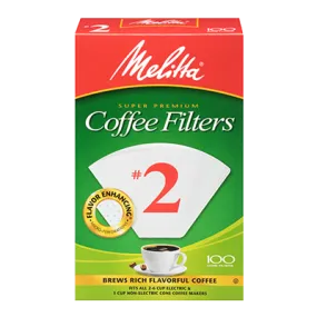 Melitta #2 Coffee Filters – 100 Count