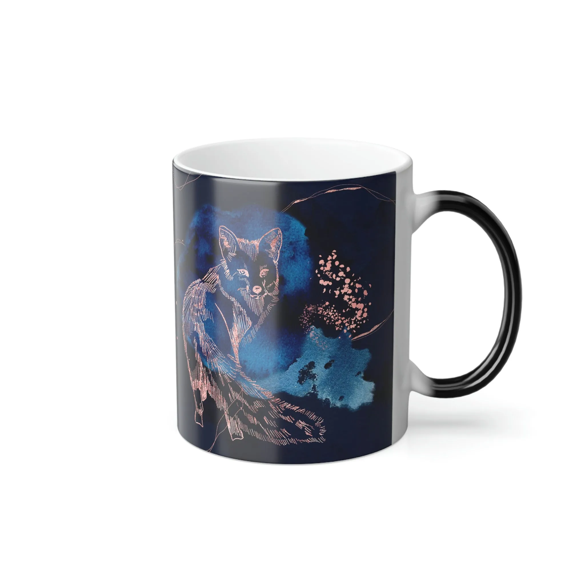 Midnight fox 11oz Color Morphing Mug