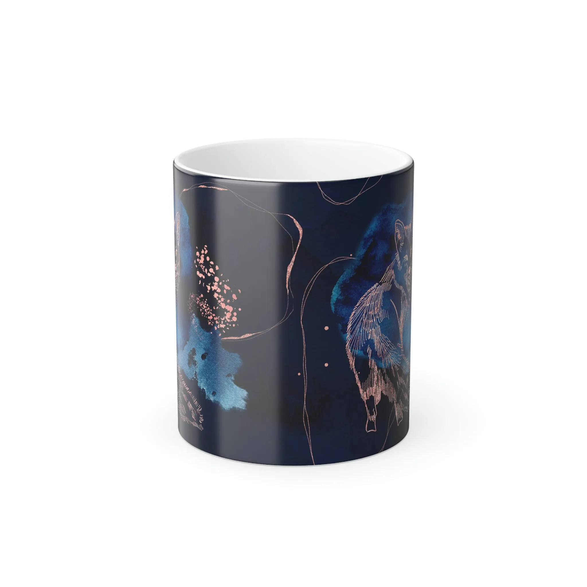 Midnight fox 11oz Color Morphing Mug