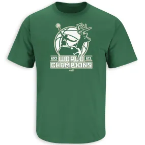 Milwaukee 2021 Basketball World Champions Shirt | Buck Outline Milwaukee Basketball T-Shirt