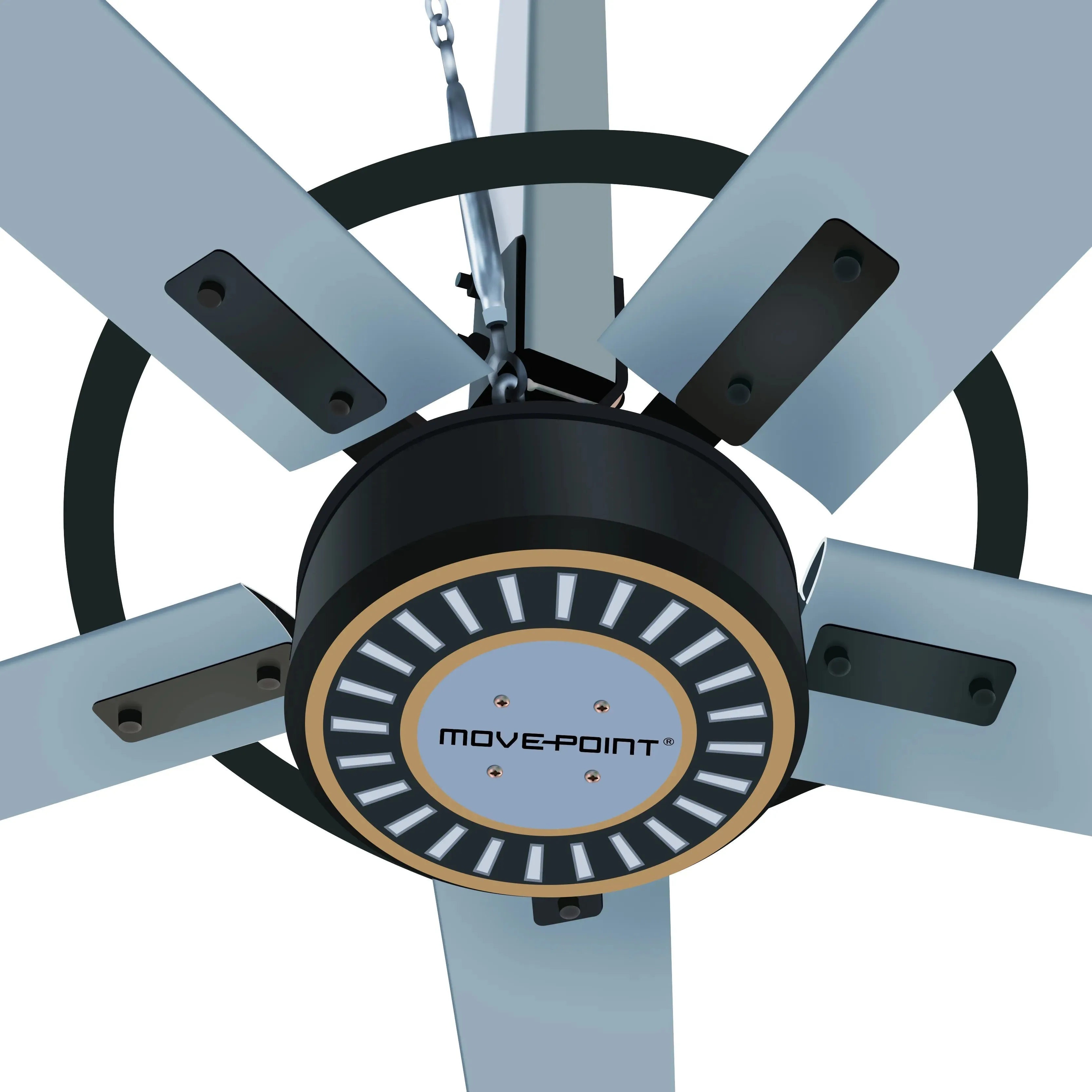 MPFANS New Design Hvls Fans Price Pmsm Motors From Hvls Fans Pmsm Motor With Controller For Hvls Fans 24FT Price