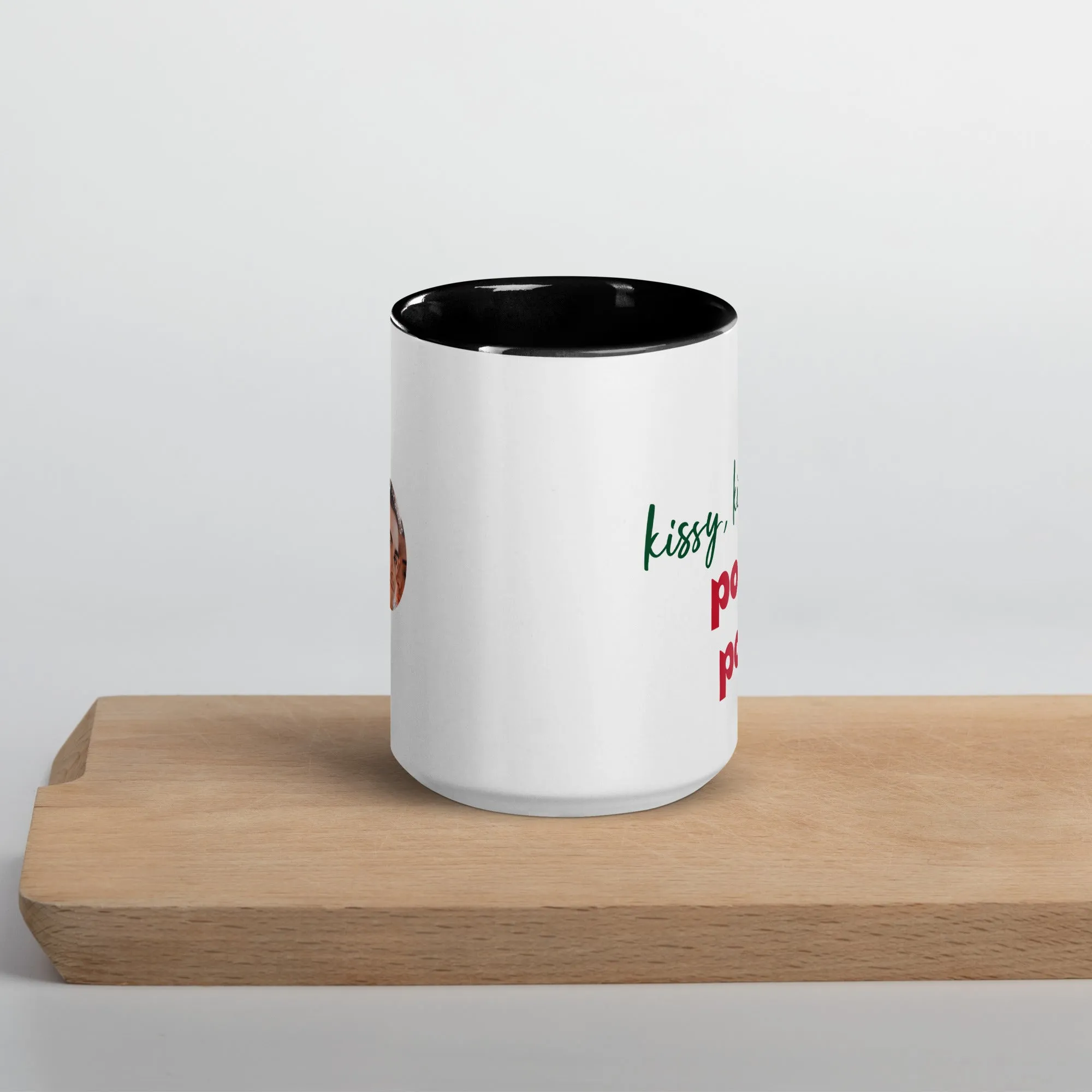 Mug with Color Inside: Kissy, Kissy - pokey, pokey